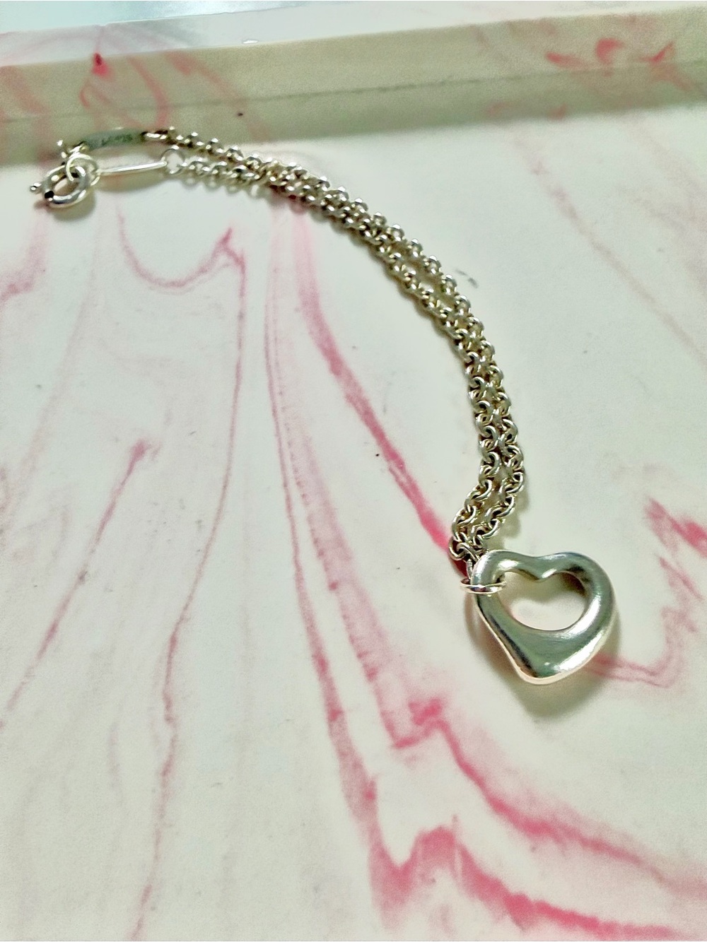 Tiffany & Co. Elsa Peretti® Open Heart Bracelet in Sterling Silver, 11 mm